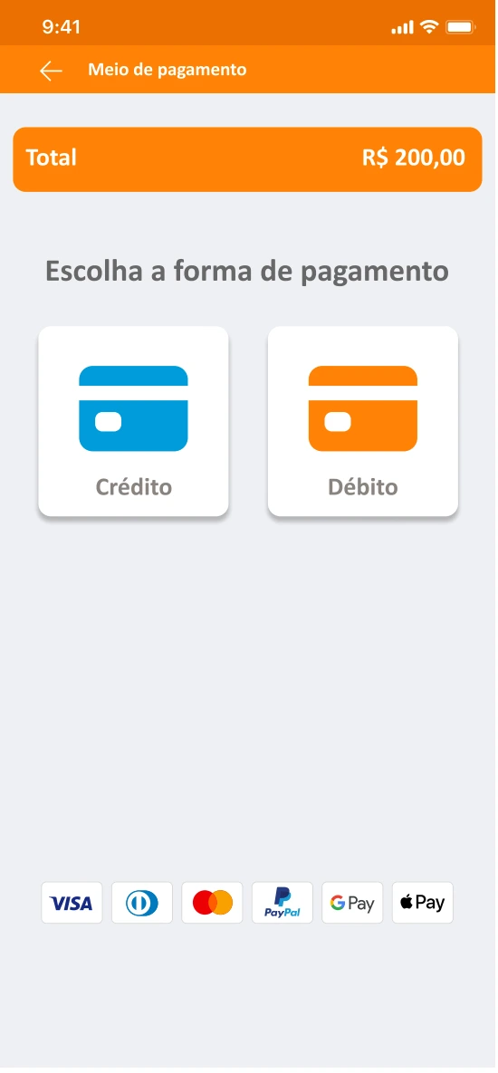 02 · Crédito ou débito