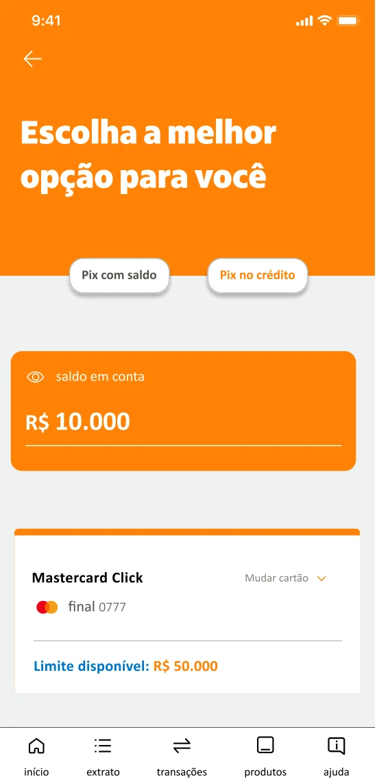 02 · Escolher o pagamento