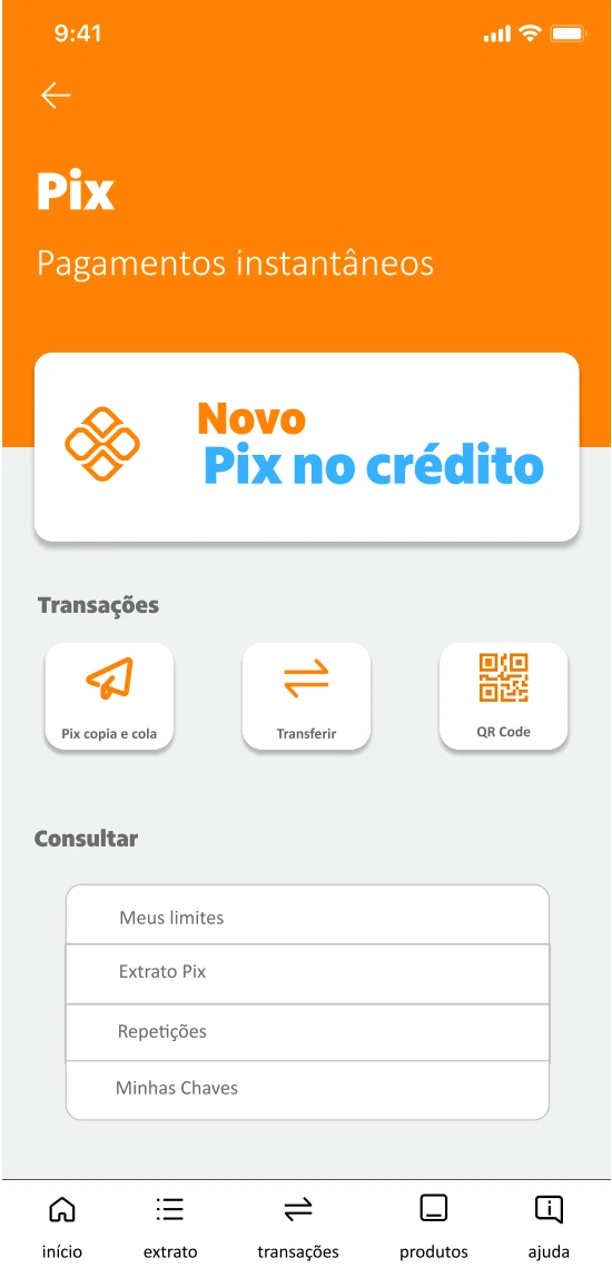 01 · Encontrar o Pix