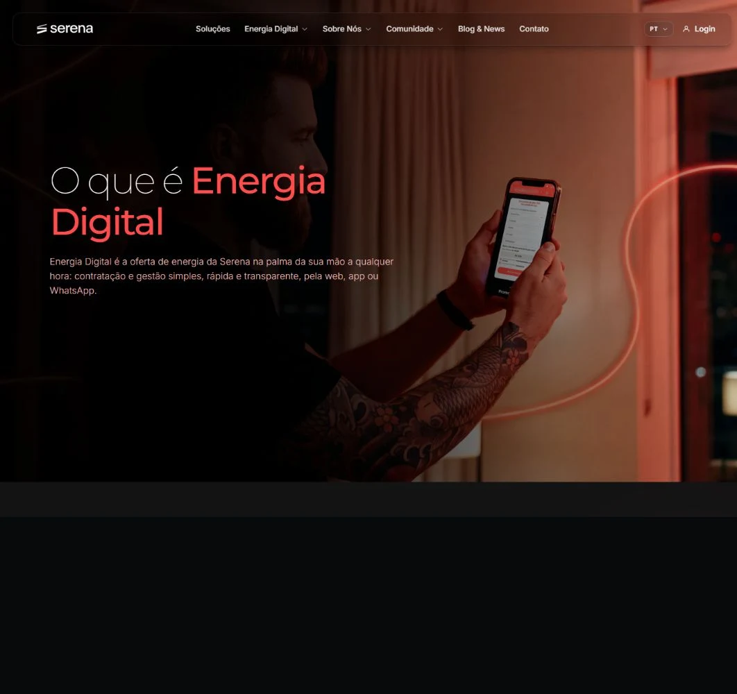 Energia Digital / apresentação do serviço