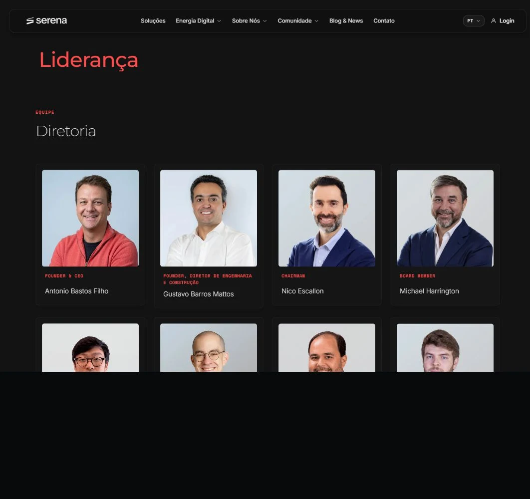 Liderança / captura da interface em 16/10/2026